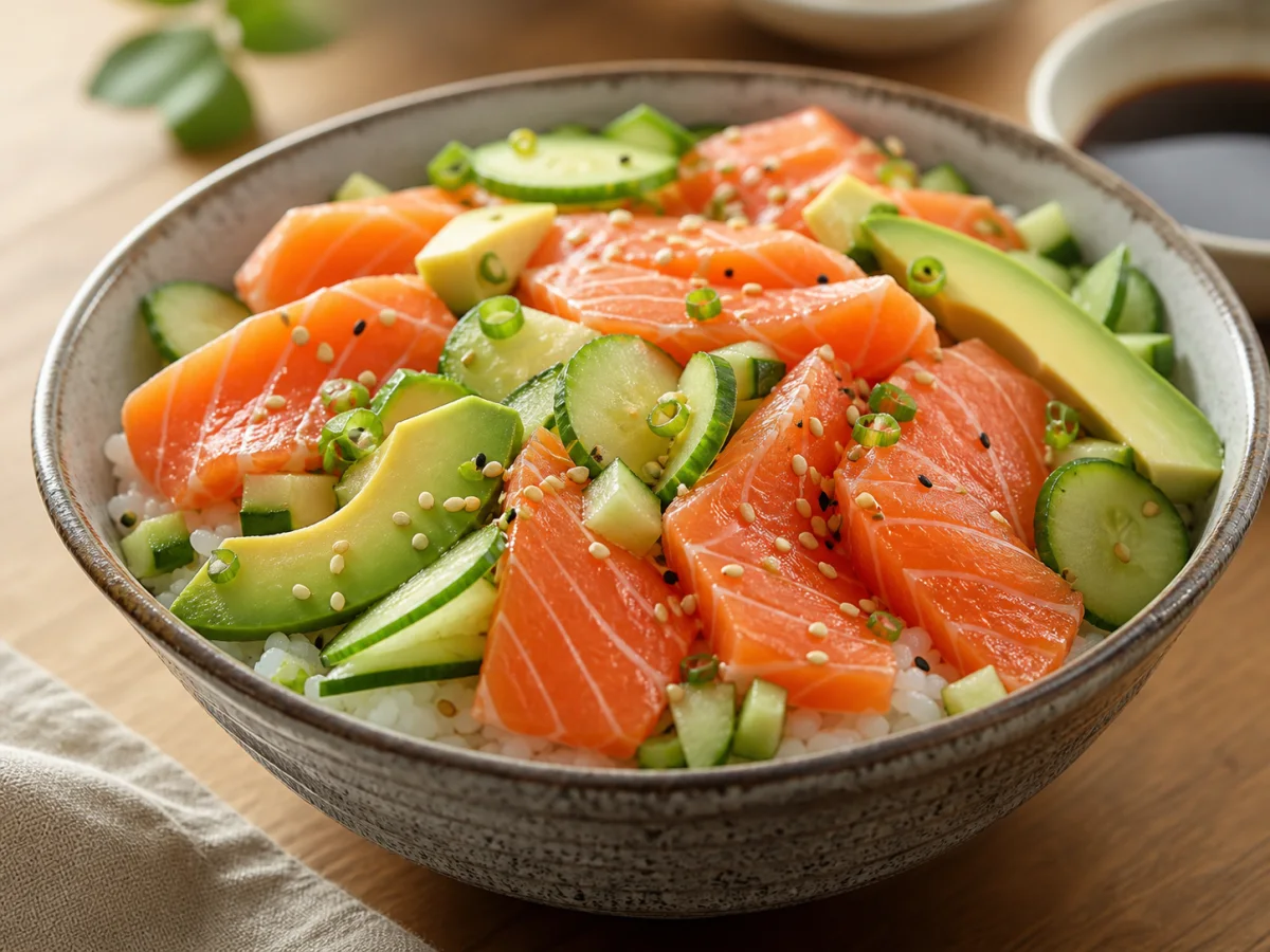Chirashi saumon