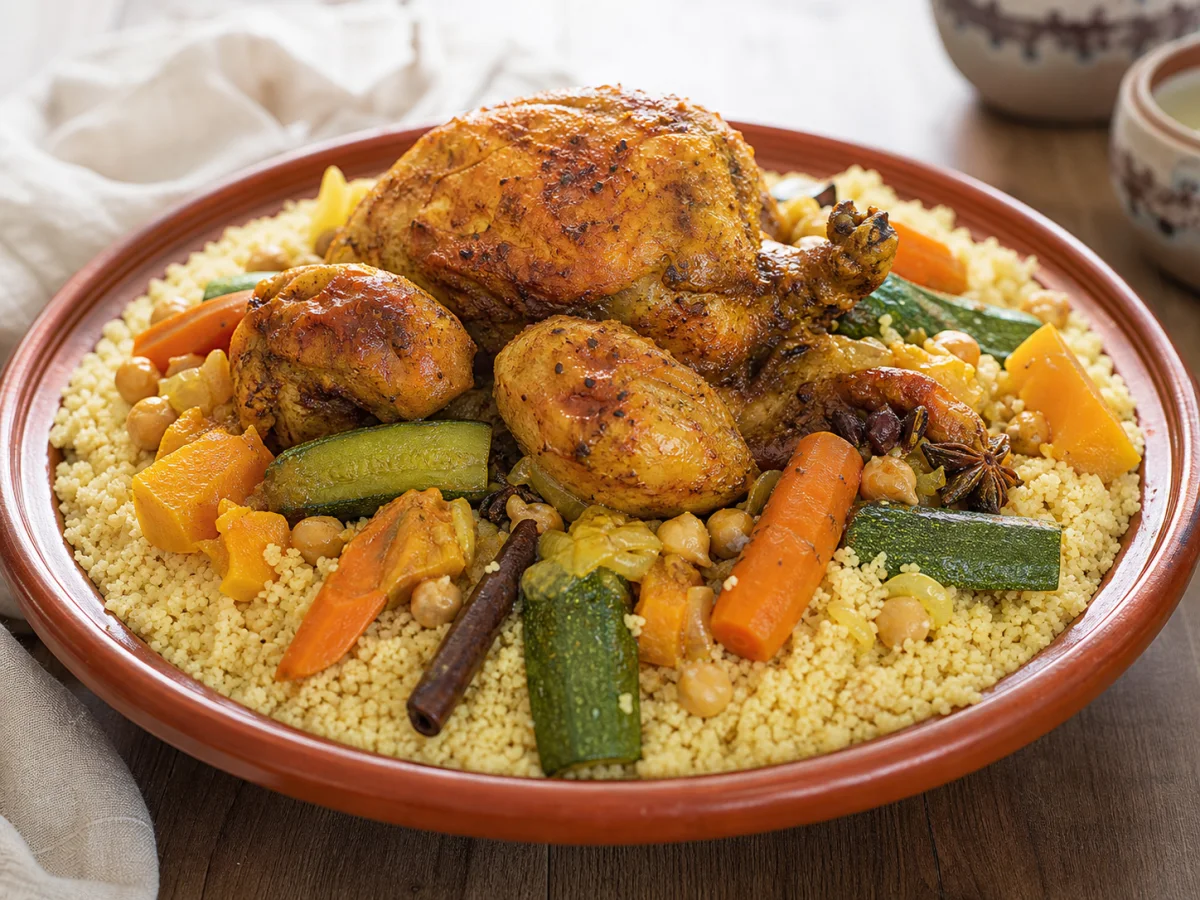 Couscous poulet legumes