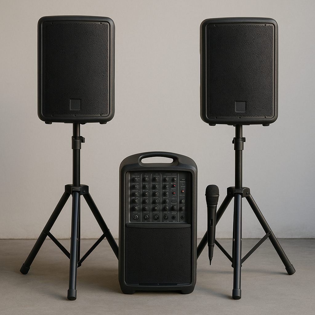 Pack 2 enceintes, une sono et un micro JBL