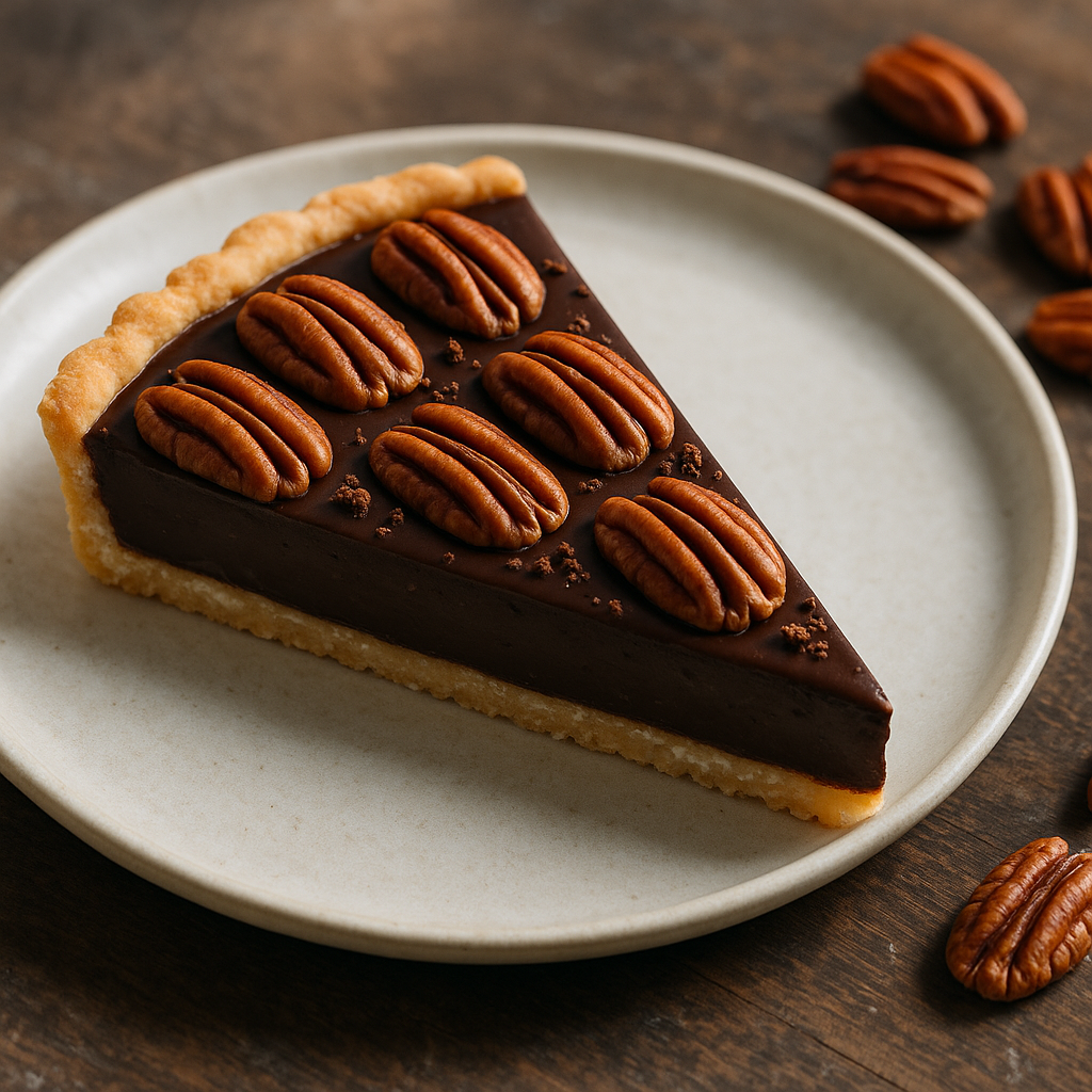 Tarte chocolat et noix de pécan