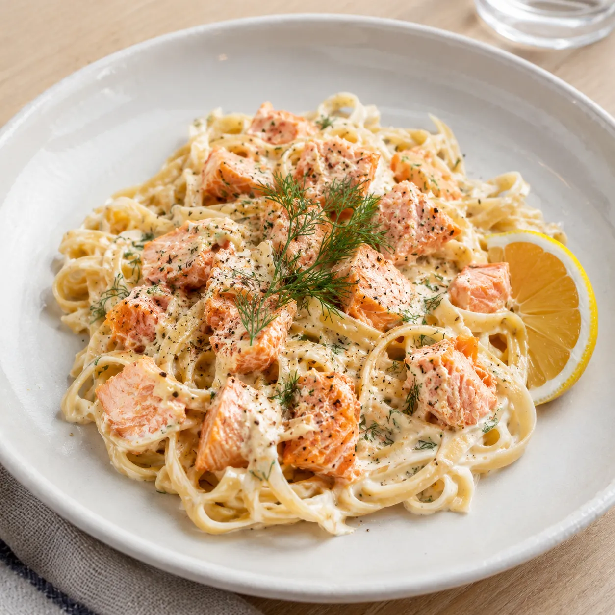 Pâtes au saumon