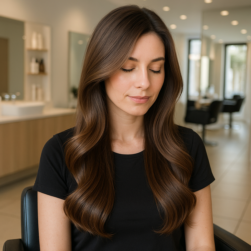 Shampoing soin brushing cheveux longs
