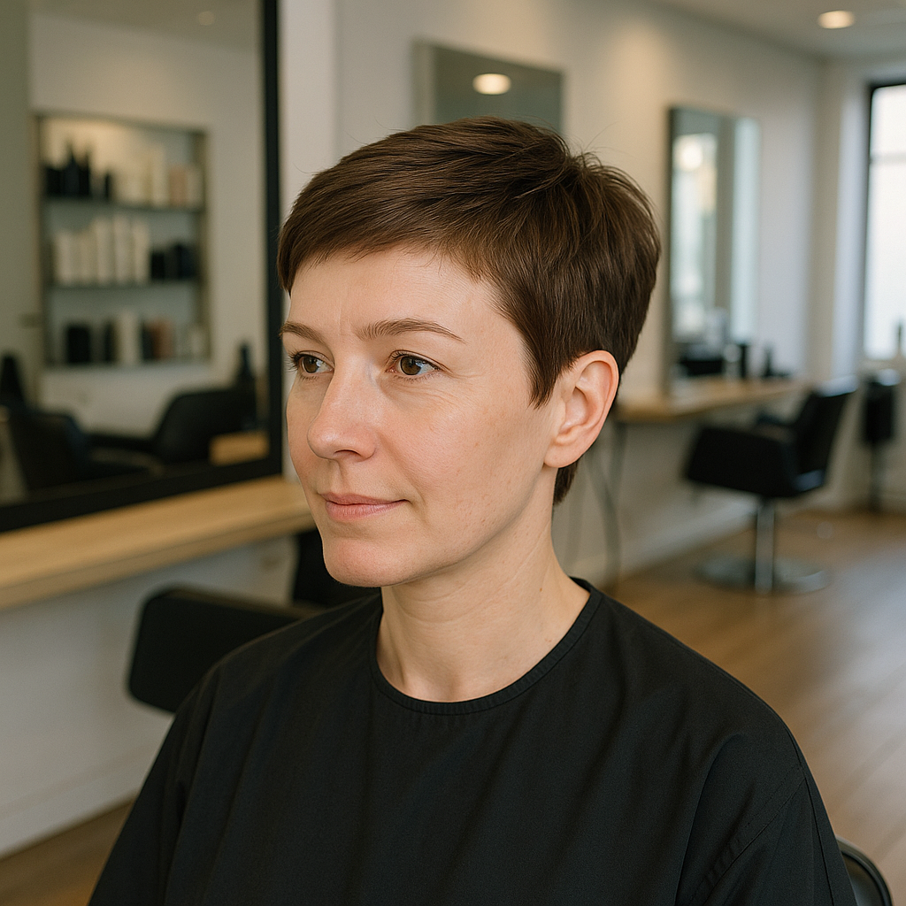 Coupe entretien femme cheveux courts