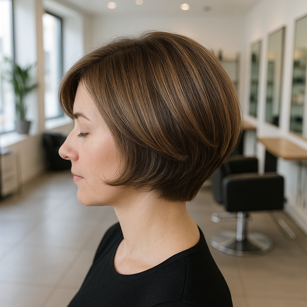 Shampoing soin brushing cheveux courts