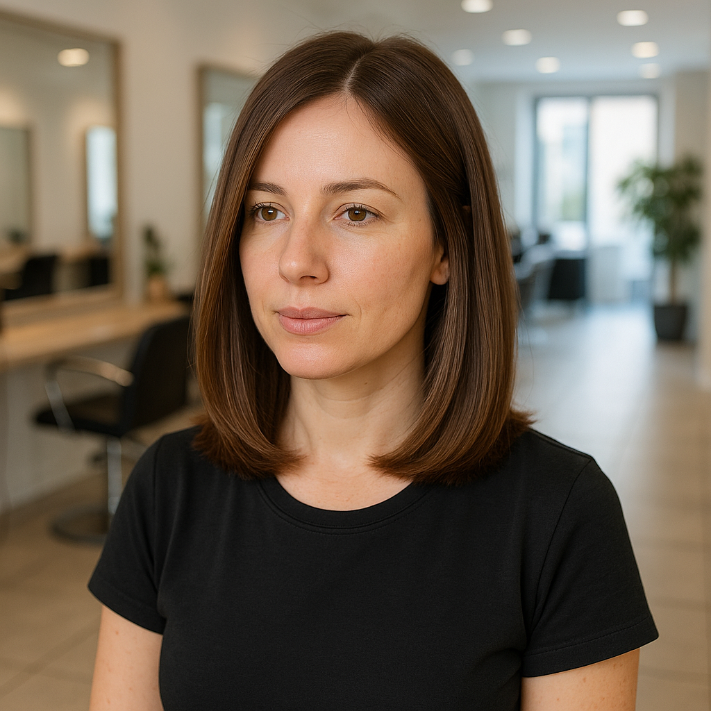 Coupe entretien femme cheveux mi-longs